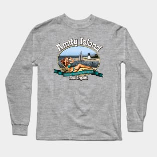 Amity Island Long Sleeve T-Shirt